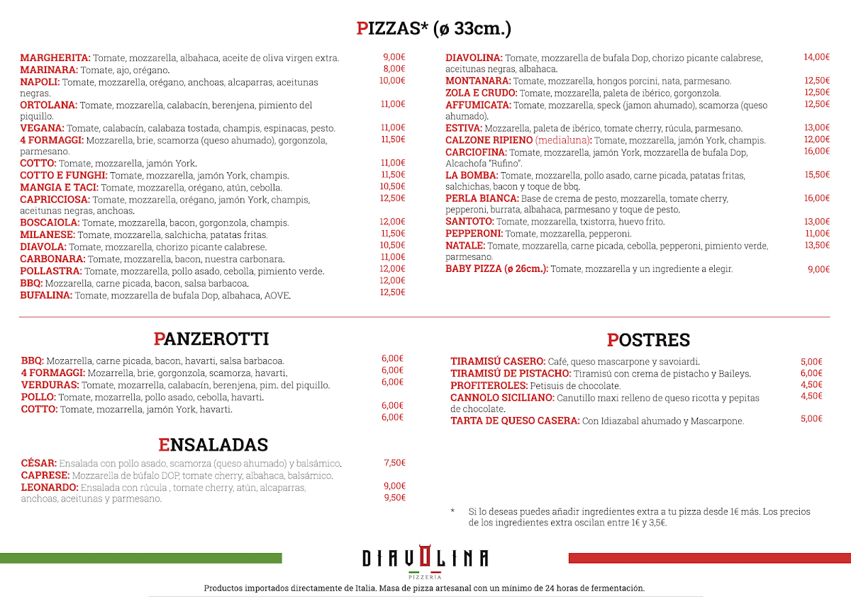 Menu Pizzería Diavolina-1